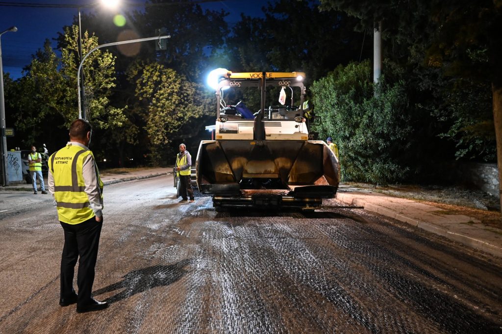 233 εκατ. ευρώ για 58 μεγάλα έργα οδοποιίας από την Περιφέρεια Αττικής