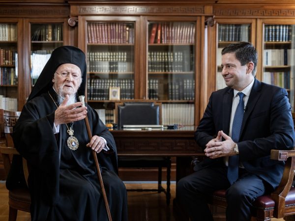 Διάλογος του Οικουμενικού Πατριάρχη και του Πρύτανη του ΕΚΠΑ για το Πατριαρχείο, το πανεπιστήμιο, τους νέους, και τη Χάλκη