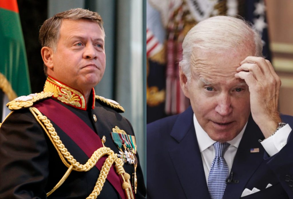 Μέση Ανατολή: «Αναπόφευκτη η σύρραξη, αν το Ισραήλ απαντήσει» λέει στον Μπάιντεν ο βασιλιάς της Ιορδανίας