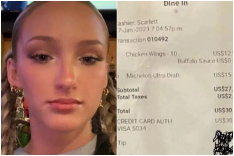 Μπαργούμαν έλαβε αστρονομικό φιλοδώρημα από πελάτη – Ιδού ο λόγος που της άφησε τέτοιο ποσό