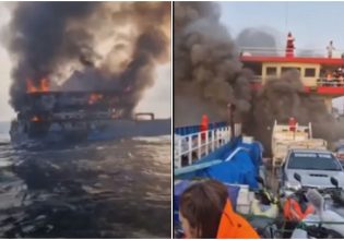 Ταϊλάνδη: Παρανάλωμα του πυρός έγινε φέρι μποτ