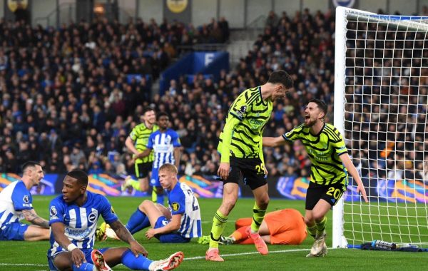 Μπράιτον – Άρσεναλ 0-3: Ξανά στην κορυφή!