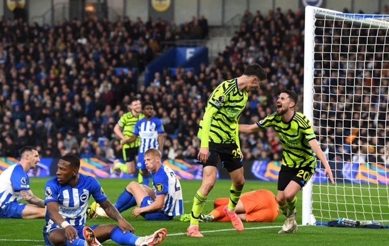 Μπράιτον – Άρσεναλ 0-3: Ξανά στην κορυφή!