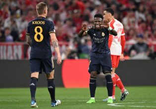 Η Ρεάλ άνοιξε το σκορ στο Μόναχο με άψογο τελείωμα του Βινίσιους (vid)