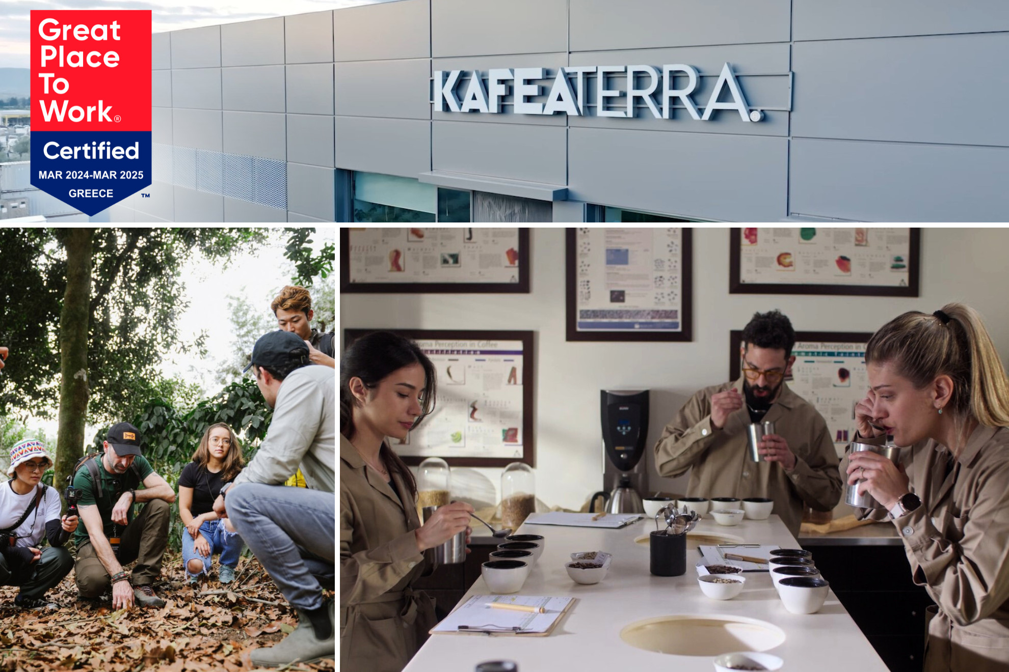 Υπάρχει ιδανικό εργασιακό περιβάλλον στην Ελλάδα; Ναι, η KAFEA TERRA με τη «σφραγίδα» Great Place to Work!