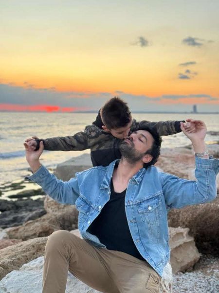 Ο Άγγελος με τον Αντρέα Γεωργίου