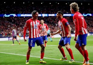 Προβάδισμα δύο γκολ στο ημίχρονο για την Ατλέτικο (vids)