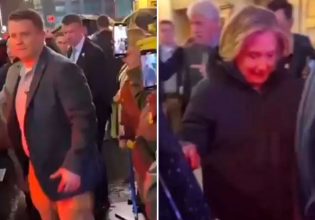 ΗΠΑ: Διαδηλωτές υπέρ των Παλαιστινίων στόλισαν με επίθετα το ζεύγος Κλίντον