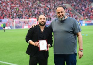 Η βράβευση του Ματιέ Βαλμπουενά από τον Βαγγέλη Μαρινάκη (pic, vid)