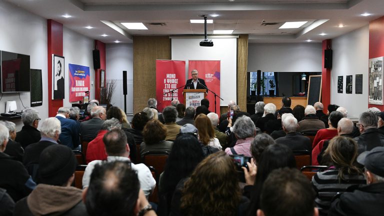 Κουτσούμπας από Μόντρεαλ: Η παρουσία του κόσμου απόδειξη ότι το ΚΚΕ έχει πολύ βαθιές ρίζες