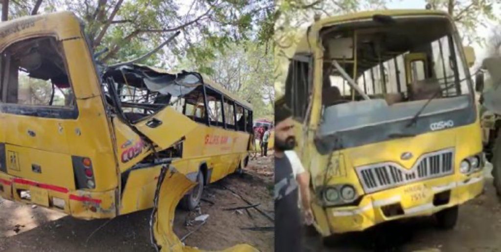 Ινδία: Τουλάχιστον έξι μαθητές σκοτώθηκαν όταν σχολικό λεωφορείο προσέκρουσε σε δέντρο