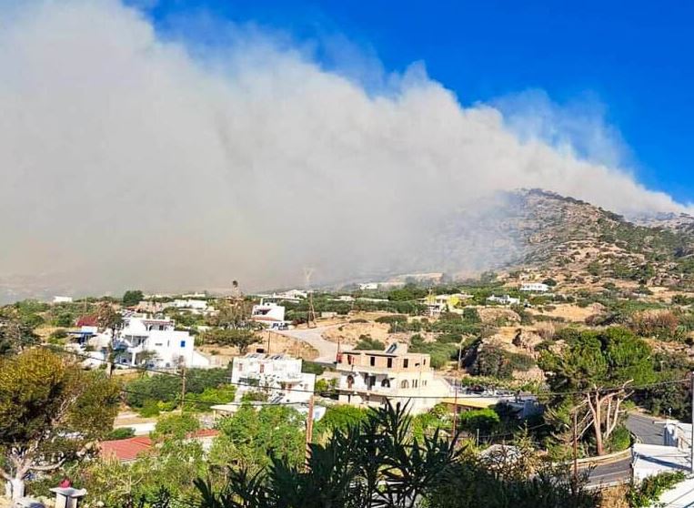 Σύλληψη υπόπτου για την πυρκαγιά στην Λασίθι
