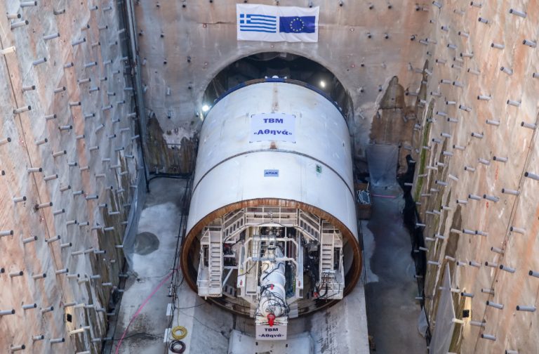 «Έγραψε» το πρώτο χιλιόμετρο ο μετροπόντικας της Γραμμής 4