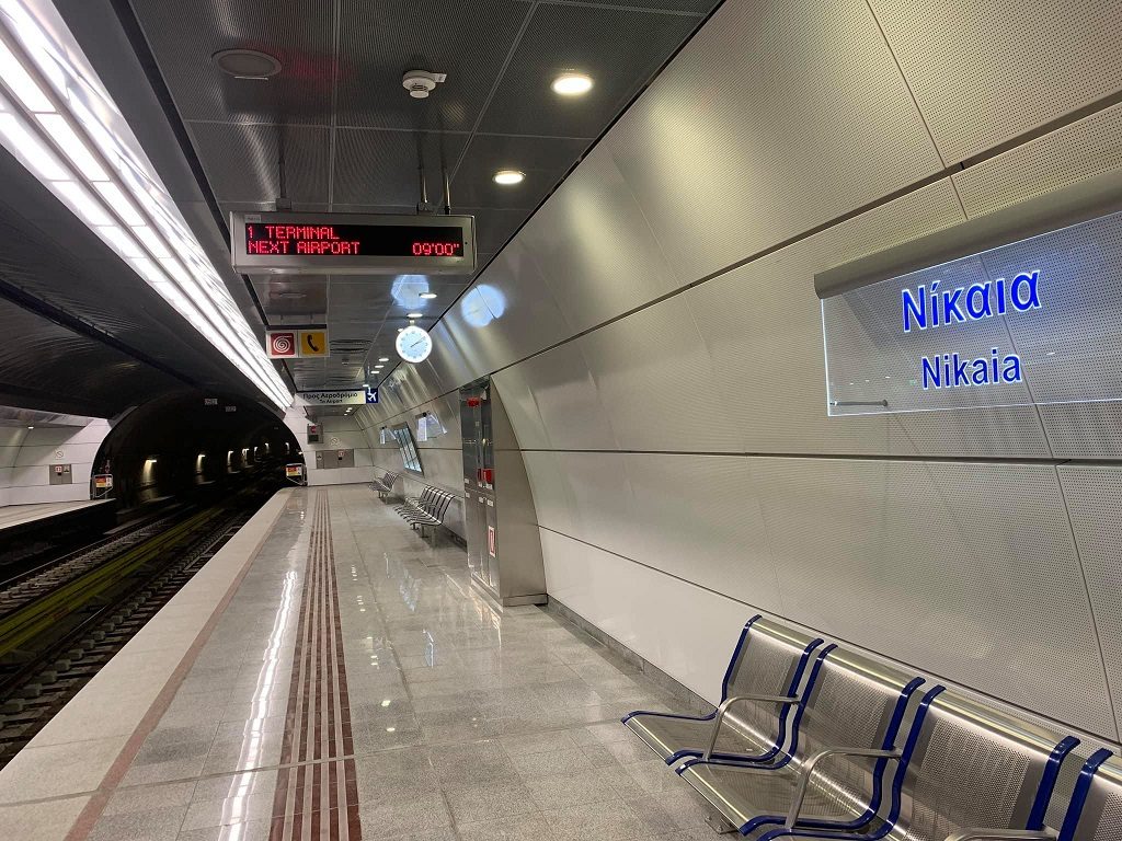 Κλειστός ο σταθμός του μετρό «Νίκαια» το Σαββατοκύριακο