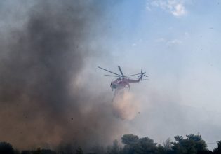 Διακοπή κυκλοφορίας στην περιφερειακή Αιγάλεω λόγω της φωτιάς