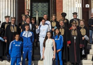 Το ΕΚΠΑ υποδέχτηκε την Ολυμπιακή Φλόγα