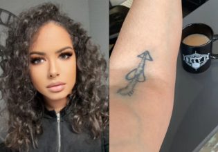 «Χτύπησε» μεθυσμένη τατουάζ που έμοιαζε με ανδρικό μόριο – Έχει ξοδέψει 2.000 ευρώ για να το καλύψει