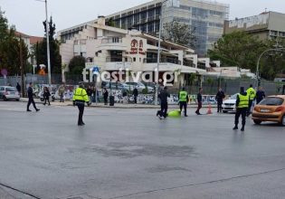 Τροχονόμος παρασύρθηκε από δίκυκλο στο κέντρο της Θεσσαλονίκης