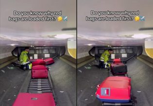 Αεροπλάνο: Γιατί οι κόκκινες βαλίτσες μπαίνουν πρώτες – Το viral βίντεο που δίνει την εξήγηση