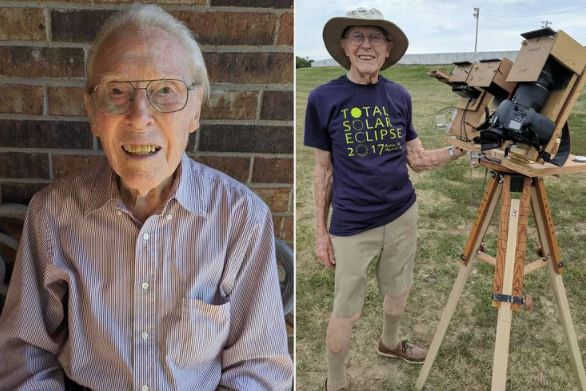 105χρονος άνδρας κυνηγάει ηλιακές εκλείψεις – Eνθουσιασμένος που θα δει την 13η της ζωής του
