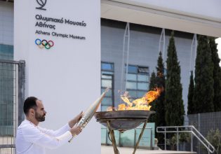 Το Ολυμπιακό Μουσείο Αθήνας έγινε μέρος του ταξιδιού της Ολυμπιακής Φλόγας και της διαδρομής της Ολυμπιακής Λαμπαδηδρομίας