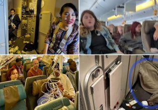 Πτήση Λονδίνο – Σιγκαπούρη: Με τραυματισμούς σε σπονδυλική στήλη και εγκέφαλο οι επιβάτες μετά τις αναταράξεις