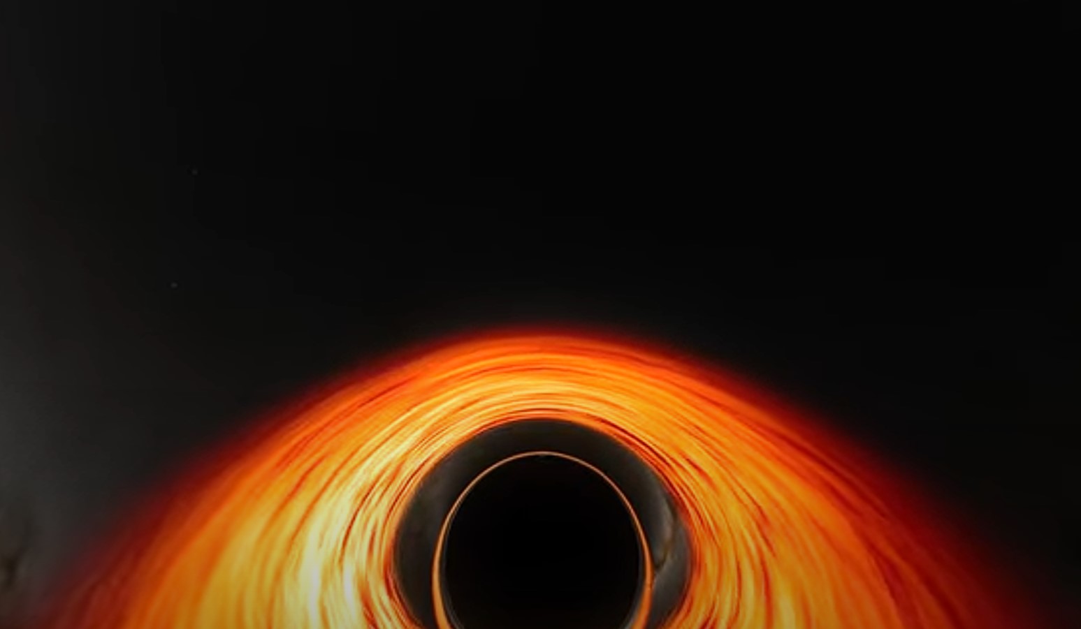 NASA: An impressive simulation shows what it would be like if we fell into a black hole