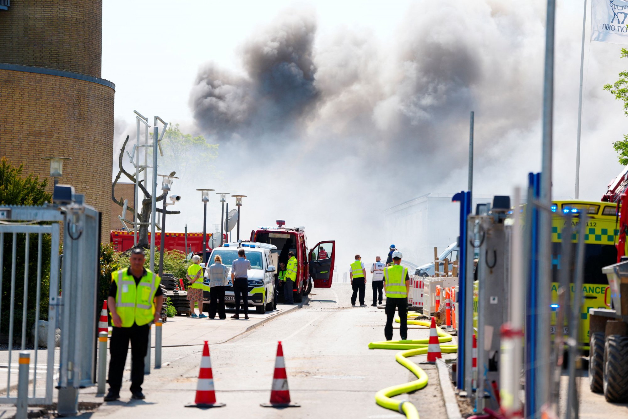 Δανία: Τεράστια πυρκαγιά σε εργοστάσιο φαρμακευτικού κολοσσού