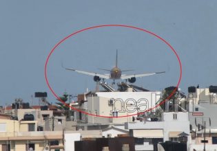 Κρήτη: Βίντεο που κόβει την ανάσα – Αεροπλάνα περνούν ξυστά από ταράτσες σπιτιών