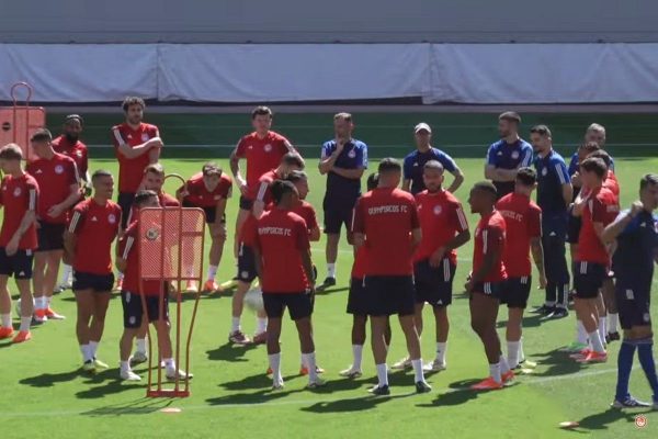 Live streaming: Η προπόνηση του Ολυμπιακού στο «Γ. Καραϊσκάκης​​​​» (vid)