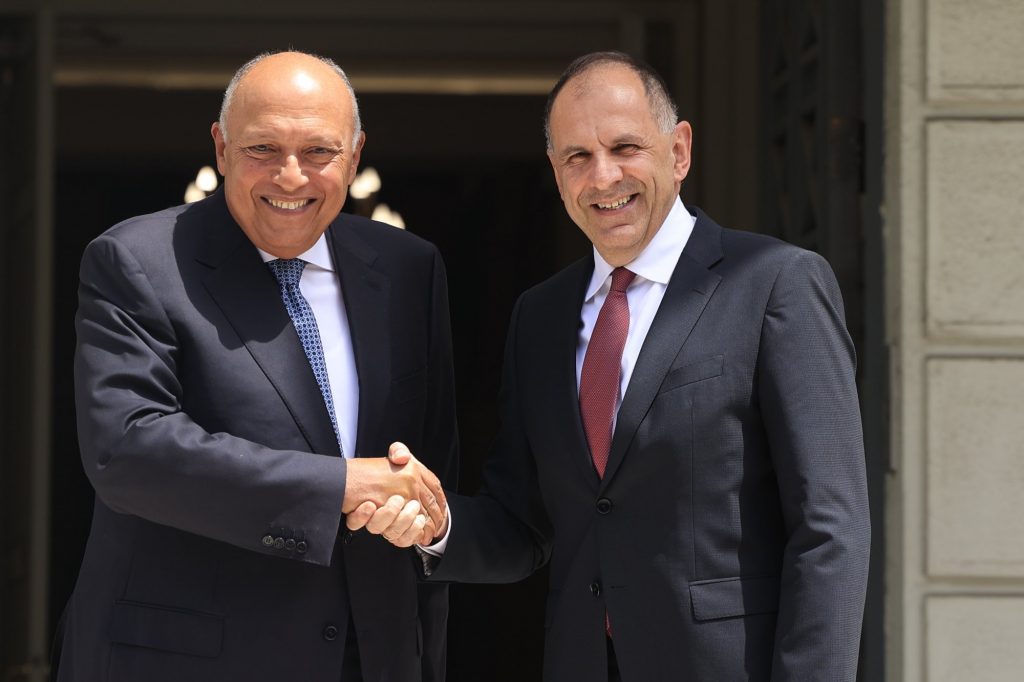 Γεραπετρίτης και Σούκρι διαμηνύουν ότι η τραγωδία στη Γάζα πρέπει να λάβει τέλος