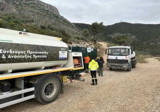 Νέες δεξαμενές νερού στον Υμηττό