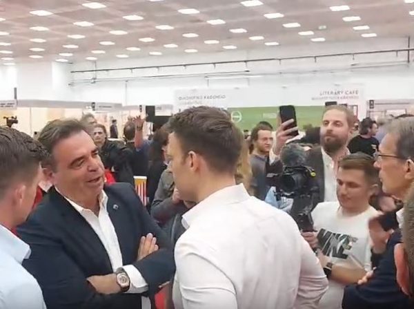 Συνάντηση Κασσελάκη-Σχοινά στη Διεθνή Έκθεση Βιβλίου στην Θεσσαλονίκη – Τι κουβέντιασαν;