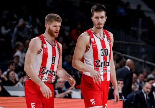 Ολυμπιακός: Χωρίς Γουόκαπ και Πετρούσεφ στο Game 1 με την ΑΕΚ