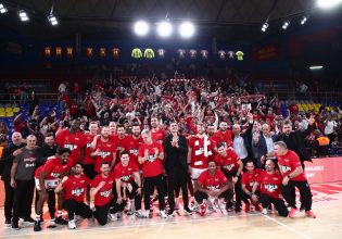 Το «ερυθρόλευκο» πάρτι στο Παλαού Μπλαουγκράνα μετά την πρόκριση (pics)