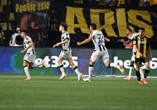 Άρης – ΠΑΟΚ 1-2: Πρωταθλητής μέσα στο «Βικελίδης» ο δικέφαλος του Βορρά