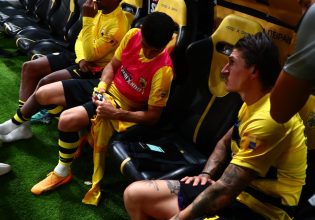 Πως έζησαν στον πάγκο της ΑΕΚ τη χαμένη ευκαιρία του Ανσαριφάρντ (vid)