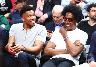 Final 4: Στην Uber Arena οι Γιάννης Αντετοκούνμπο και Πίπεν (pics+vid)