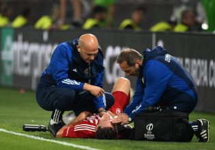 Ο Ρέτσος ζαλιζόταν μετά από σύγκρουση με τον Μπελότι, ωστόσο παρέμεινε στο ματς (vid)