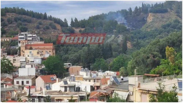 Φωτιά στην Πάτρα – Μεγάλη κινητοποίηση της Πυροσβεστικής