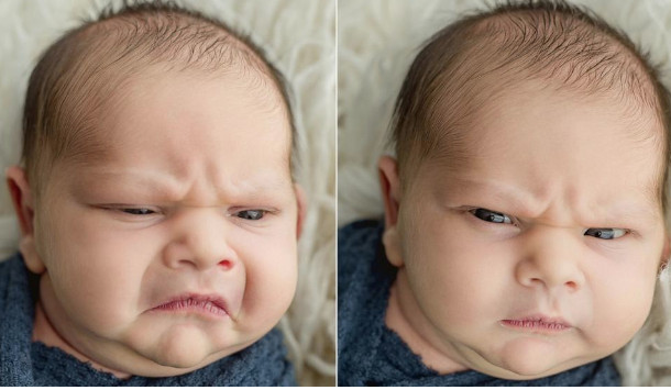 Οχάιο: Οι γκρινιάρικες πόζες ενός μωρού που έχουν τρελάνει το διαδίκτυο