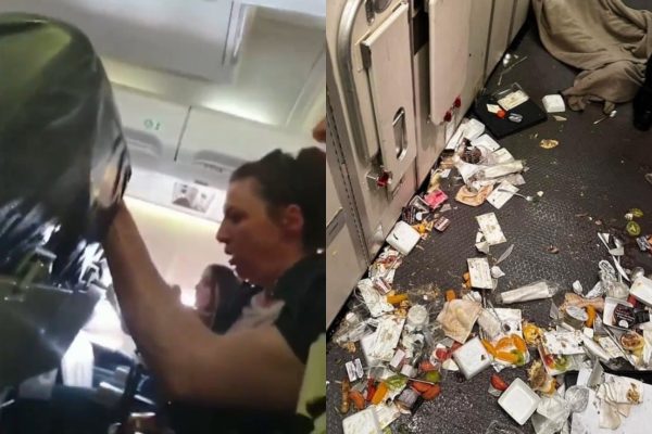 Σοκαριστικές εικόνες της πτήσης Λονδίνο – Σιγκαπούρη λίγο μετά τις ισχυρές αναταράξεις – Ένας νεκρός