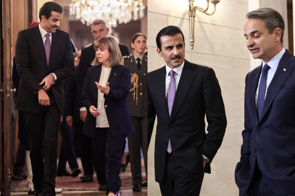 Ο εμίρης του Κατάρ σε Προεδρικό και Μαξίμου – Τι ειπώθηκε [φωτογραφίες]