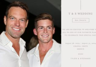 Στέφανος Κασσελάκης: Αυτό είναι το προσκλητήριο για τον γάμο του με τον Τάιλερ Μακμπέθ στα Χανιά