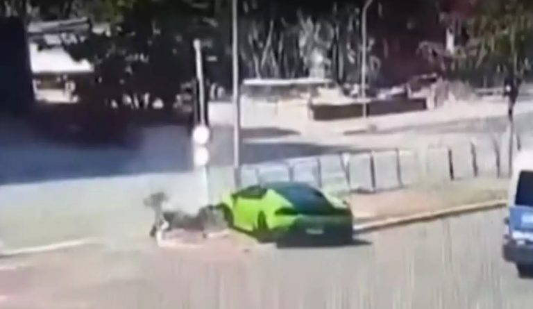 Βραζιλία: Βίντεο δείχνει οδηγό να ρίχνει τη Lamborghini του πάνω σε δικυκλιστή που του έκλεψε το Rolex