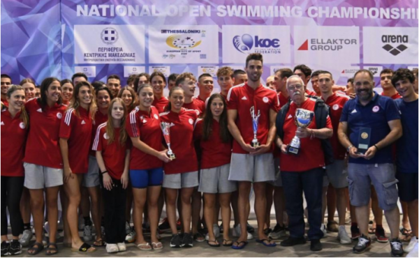 Πρωταθλητής στην κολύμβηση για 65η φορά στην ιστορία του ο Ολυμπιακός