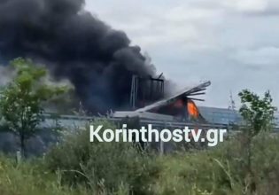 Κιάτο: Φωτιά σε φορτηγό στην Κορίνθου Πατρών – Διακόπηκε η κυκλοφορία