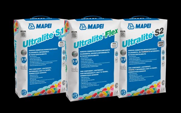 Νέα καινοτόμα σειρά κόλλας πλακιδίων Ultralite από τη Mapei
