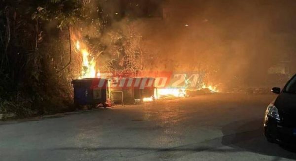 Πυρκαγιά δίπλα σε σπίτια στην Πάτρα - Έτρεχαν οι κάτοικοι με κουβάδες