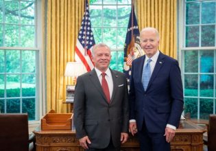 Βασιλιάς της Ιορδανίας προς Μπάιντεν: Η διεθνής κοινότητα πρέπει να αποτρέψει μια νέα σφαγή στη Γάζα